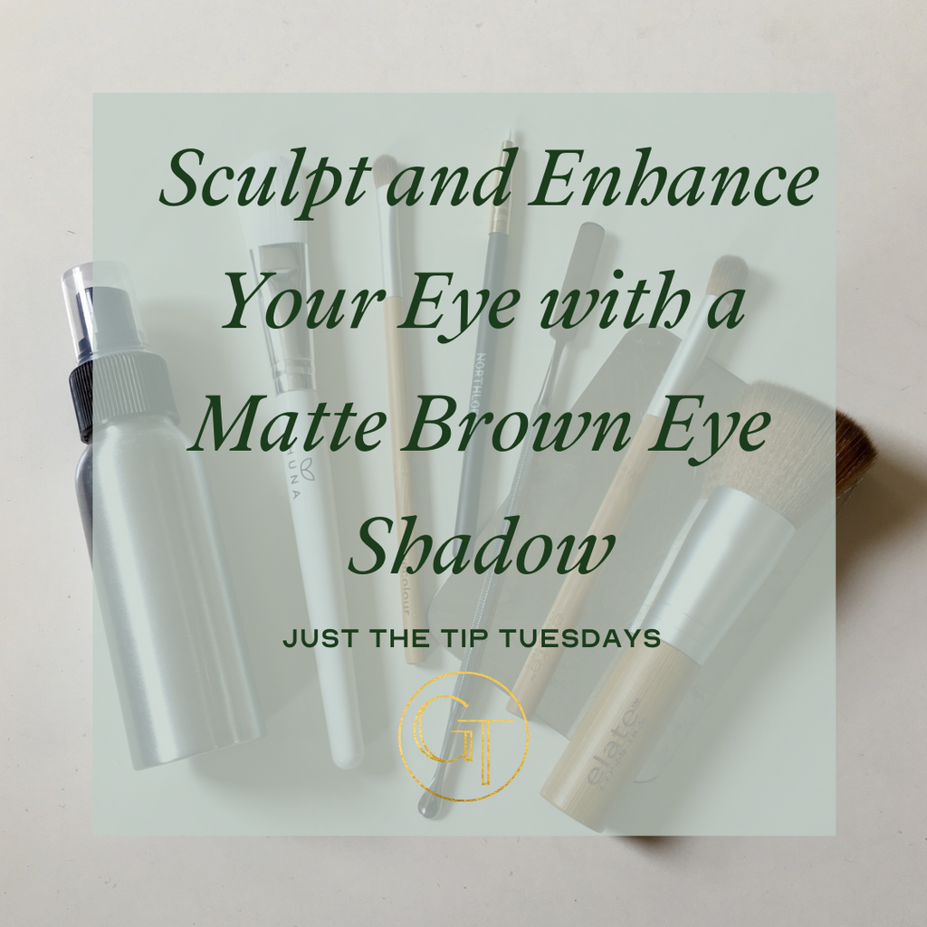 Sculpt and Enhance your eye with a matte brown eye shadow title image