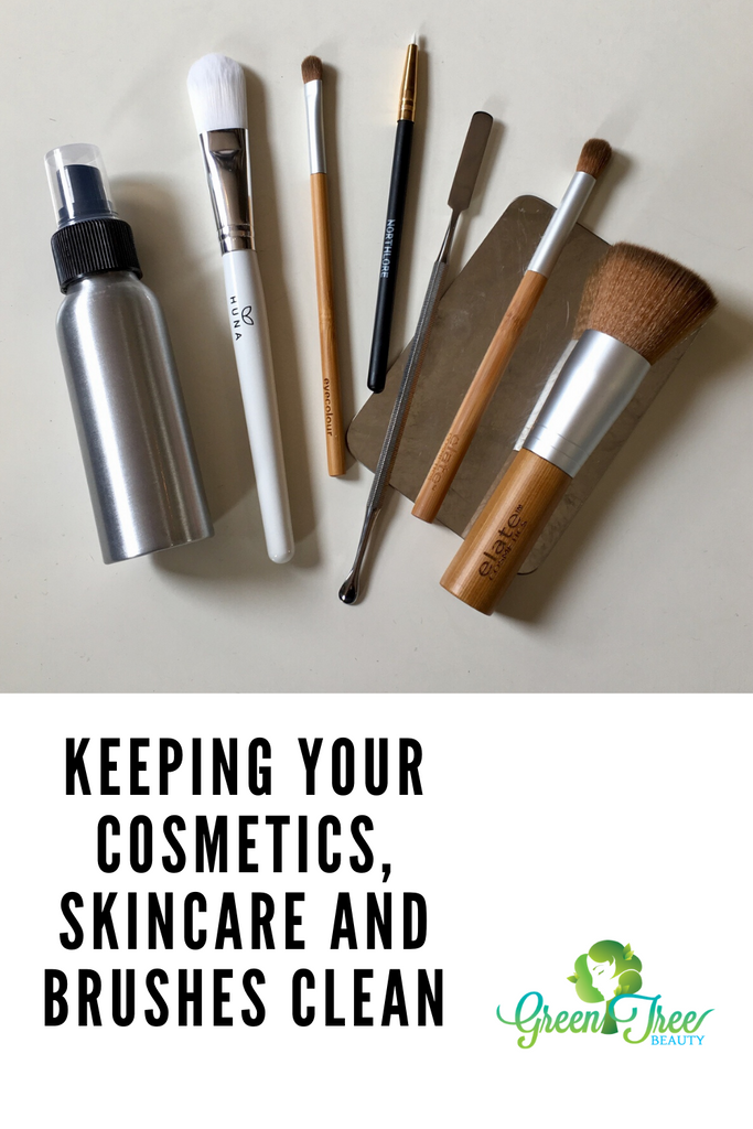 Keeping Your Cosmetics, Skincare and Brushes Clean