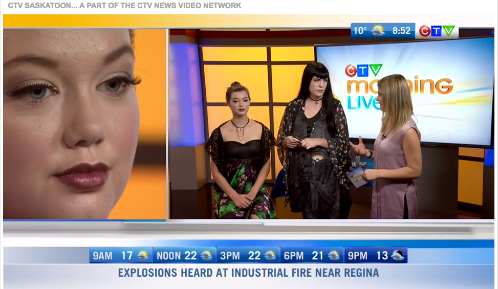 Green Tree Beauty Lead Makeup Artist, Jennilee Cardinal-Schultz, shares Fall Trends for Makeup on CTV Morning Live