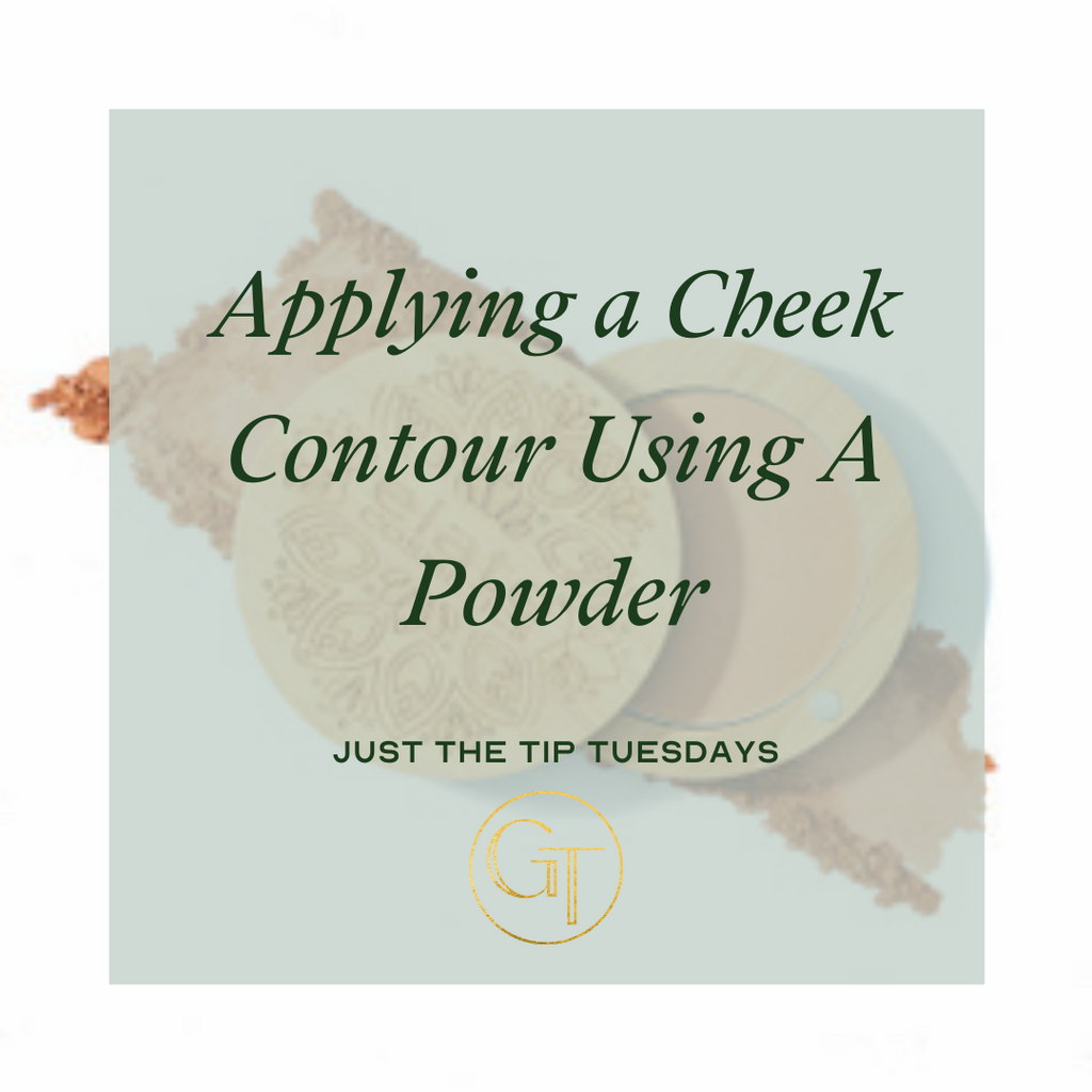 Applying a Cheek Contour Using a Powder