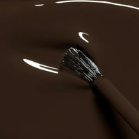 Mocha - dark brown with cool undertones - opaque non-iridescent