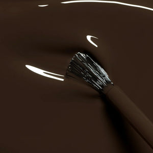 Mocha - dark brown with cool undertones - opaque non-iridescent