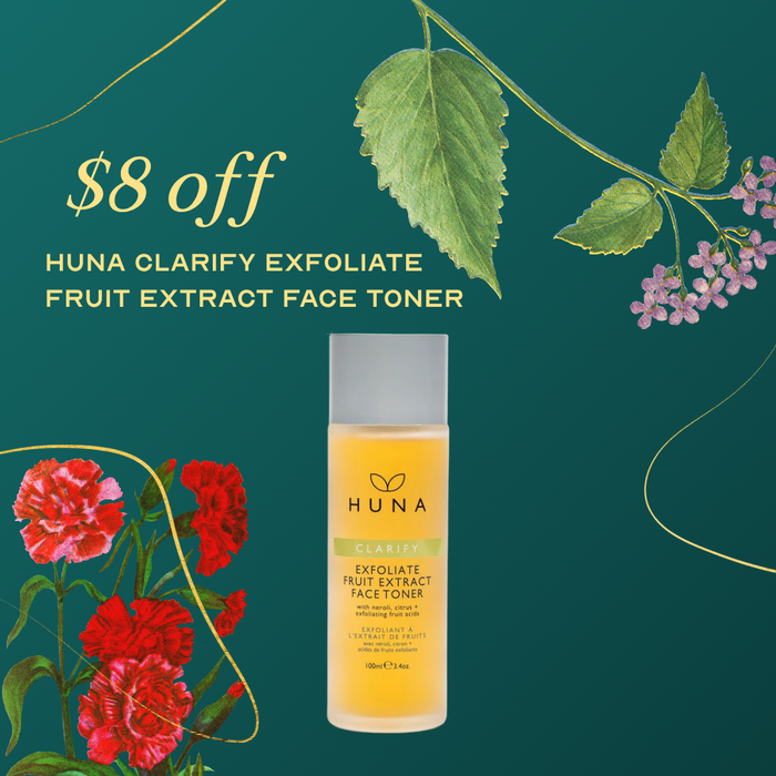 Huna Clarify Exfoliate Fruit Extract Face Toner