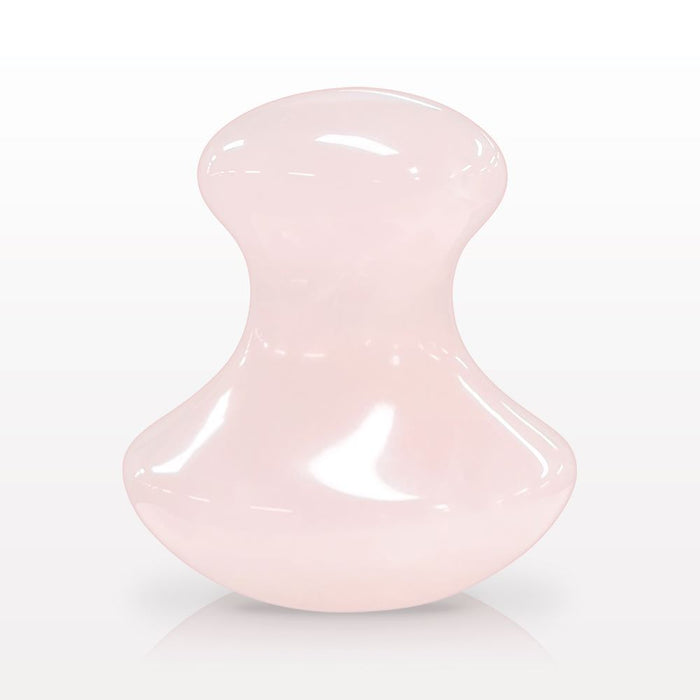 Rose Quartz Mushroom Gua Sha Massage Stone