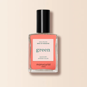 Bird of Paradise -  coral orange - opaque non-iridescent