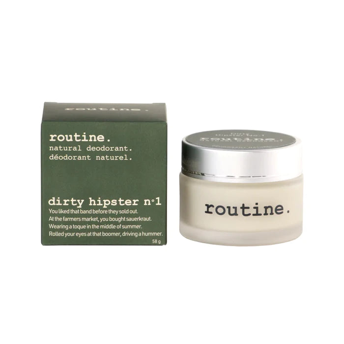 Routine Natural Deodorant Jar - Dirty Hipster No. 1