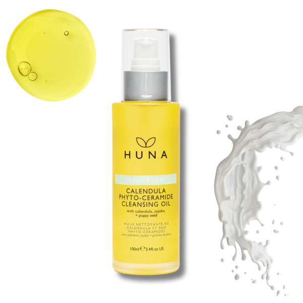 Huna Nourish Calendula Phyto-Ceramide Cleansing Oil