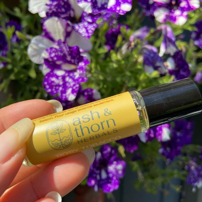 Ash & Thorn Roll On Fragrance - Rosy Tobacco -  COMING SOON - Sign up for Restock Notification