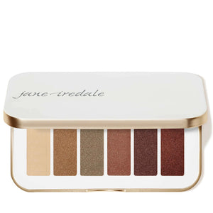 Naturally Glam - shimmery cream neutral + shimmery copper gold + shimmery antique gold + shimmery chocolate brown + shimmery rose quartz + shimmery plum brown