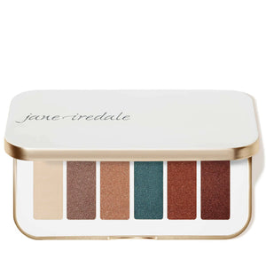 Solar Flare  – metallic ivory + metallic peachy beige + metallic deep taupe + metallic cool emerald +  metallic deep gold red  + metallic burgundy brown