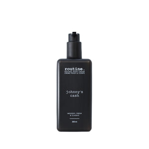 Johnny's Cash - woodsy/fresh/classic featuring cedarwood + pine + bergamot + patchouli