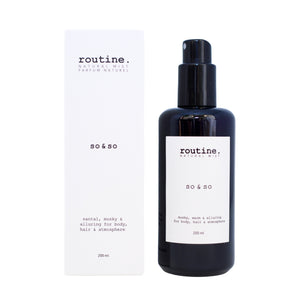 So & So - santal/musky/endearing featuring sandalwood + tonka + cedar + amber