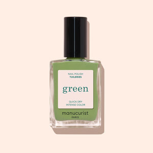 Tuileries - herbal green with soft yellowish undertones - opaque non-iridescent NEW