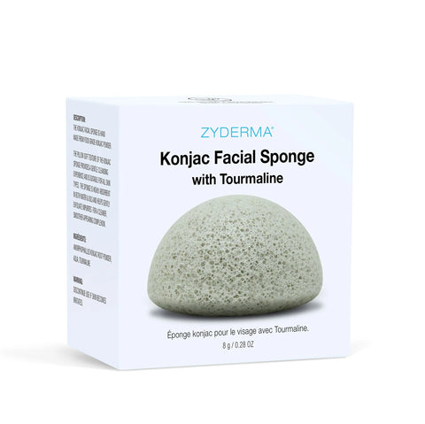 Zyderma Konjac Facial Sponge with Tourmaline