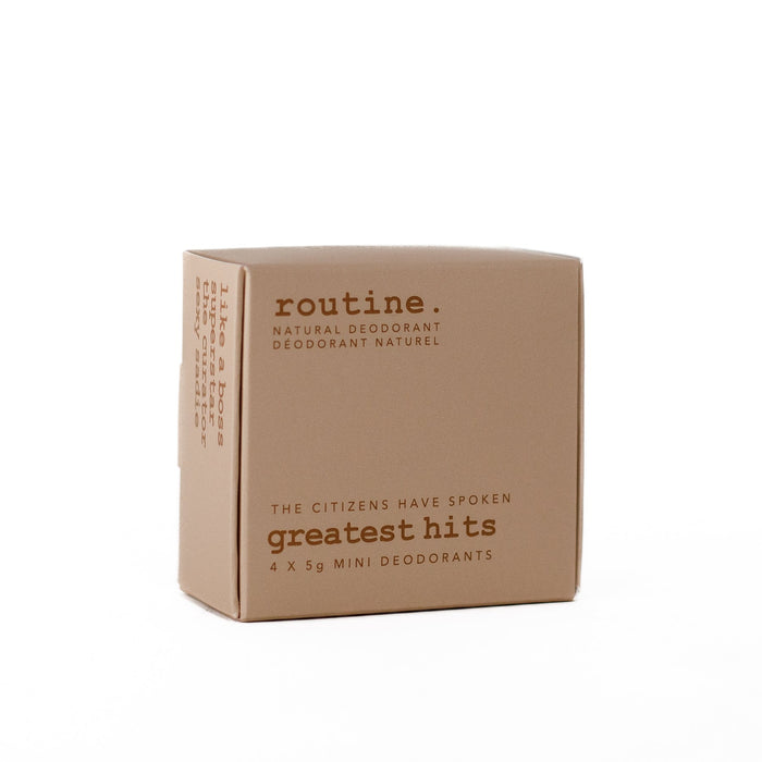 Routine Greatest Hits Mini Deodorants Kit (4 x 5g)