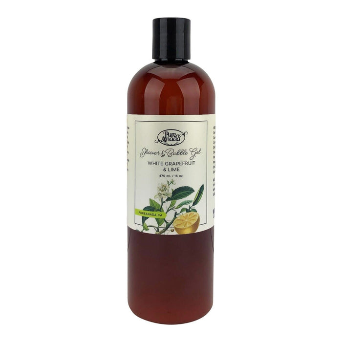 Pure Anada Shower & Bubble Gel - White Grapefruit & Lime