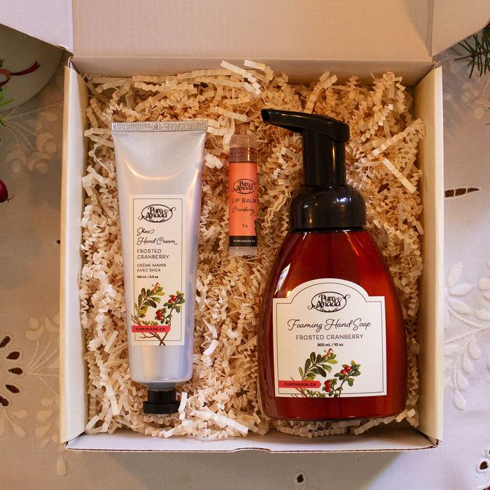 Pure Anada Hand Care Gift Box - Frosted Cranberry