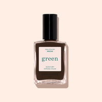 Mocha - dark brown with cool undertones - opaque non-iridescent