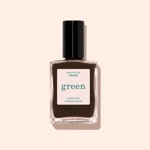 Mocha - dark brown with cool undertones - opaque non-iridescent