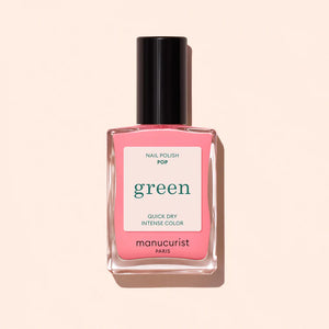 Pop - electric pink with orange undertones - opaque non-iridescent
