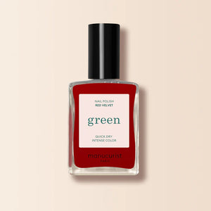 Red Velvet - deep velvet red - opaque non-iridescent