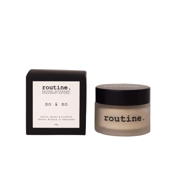 Routine Natural Deodorant Jar - Classic Formula (13 Scents)