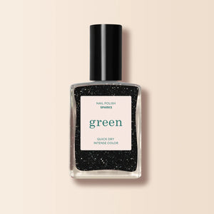 Sparks - intense sparkly black - opaque glittery