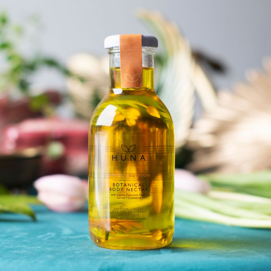 Huna - Botanical Body Nectar natural canadian British Columbia calendula limited edition