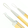 Zyderma Gold & Platinum Blackhead Extractor & Tweezers Set