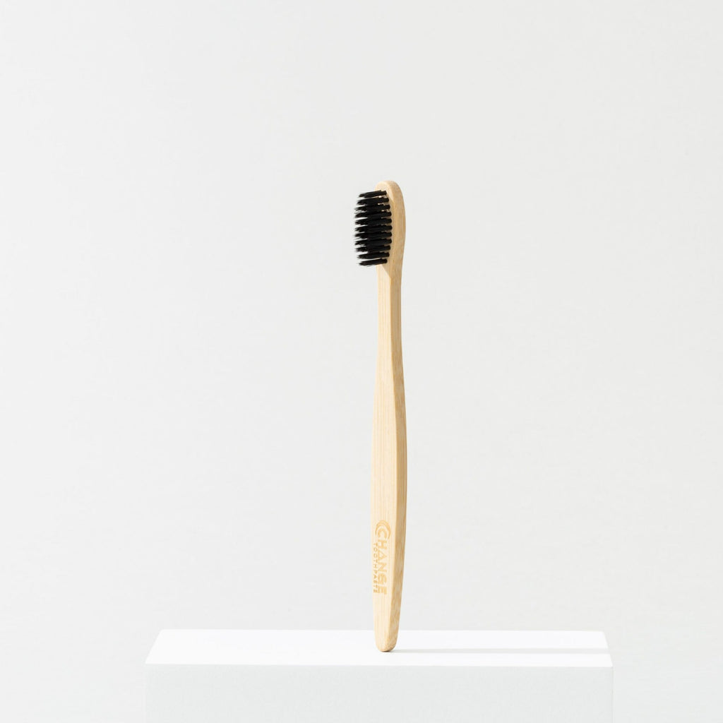 Change Toothpaste Bamboo Toothbrush