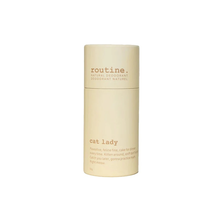 Routine Natural Deodorant Stick - Cat Lady