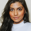 Model wearing Elate Cosmetics LipColour Pencil in immerse, natural, clean, zero waste, sustainable, vegan cosmetics