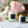 luxury full moon crystal infused soy intention candles