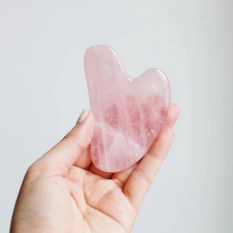Mount Lai - Gua Sha Facial Lifting Tool - Rose Quartz