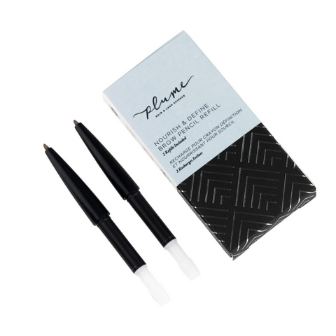 Plume Science Nourish & Define Brow Pencil Refill (2 Pack)