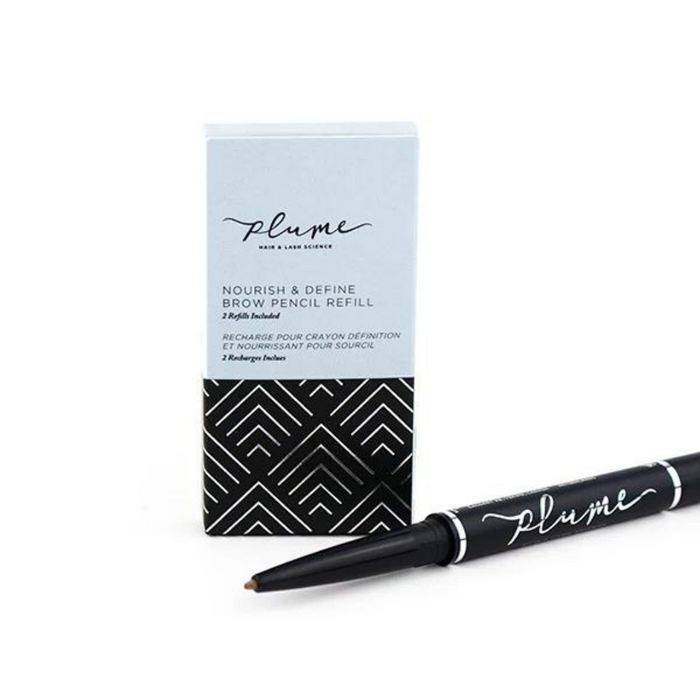 Plume Science Nourish & Define Brow Pencil Refill (2 Pack)