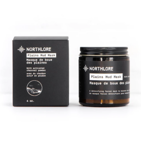 Northlore - Plains Mud Mask all natural skincare made in canada activated charcoal acne prone oily skin