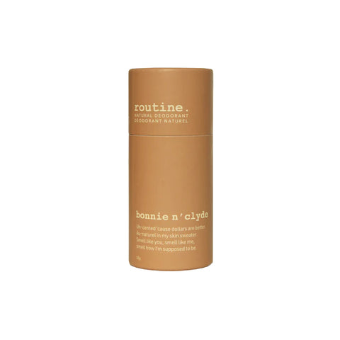Routine Natural Deodorant Stick - Bonnie N' Clyde (Unscented)