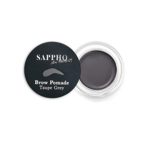 SAPPHO - Brow Pomade - Taupe Grey made in canada clean, natural, cruelty free cosmetics