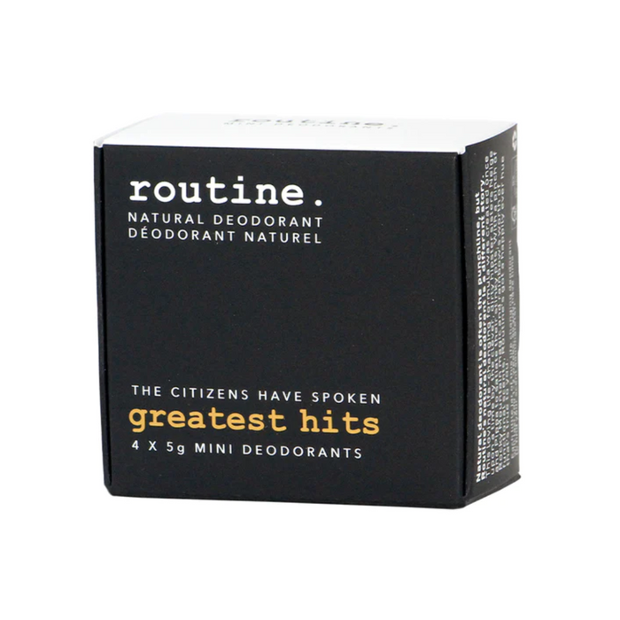 Routine - Greatest Hits Mini Deodorants Kit (4 x 5g)