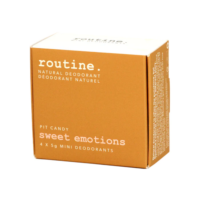 Routine - Sweet Emotions Mini Deodorants Kit (4 x 5g)