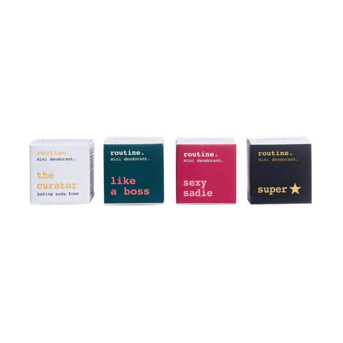 Routine - Greatest Hits Mini Deodorants Kit (4 x 5g)