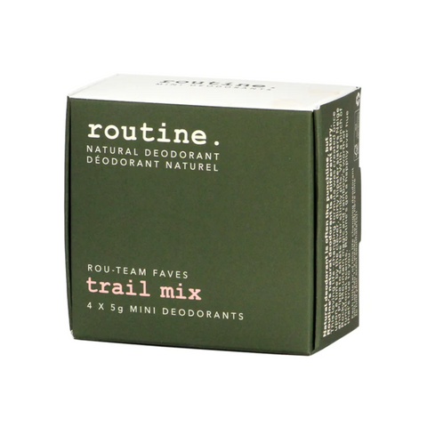 Routine - Trail Mix Mini Deodorants Kit (4 x 5g)