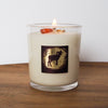 lit luxury aries zodiac crystal infused intention candle