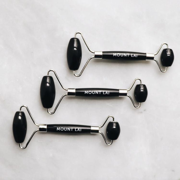Mount Lai - De-Puffing Facial Roller - Black Obsidian 