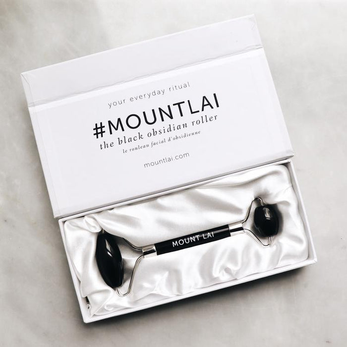 Mount Lai - De-Puffing Facial Roller - Black Obsidian 
