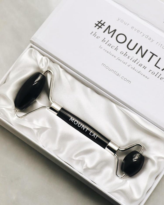 Mount Lai - De-Puffing Facial Roller - Black Obsidian 