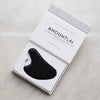 Mount Lai - Gua Sha Facial Lifting Tool - Black Obsidian face massage, FACE TOOL