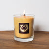 lit luxury cancer zodiac crystal infused intention candle