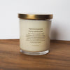 capricorn zodiac crystal infused intention candle incantation
